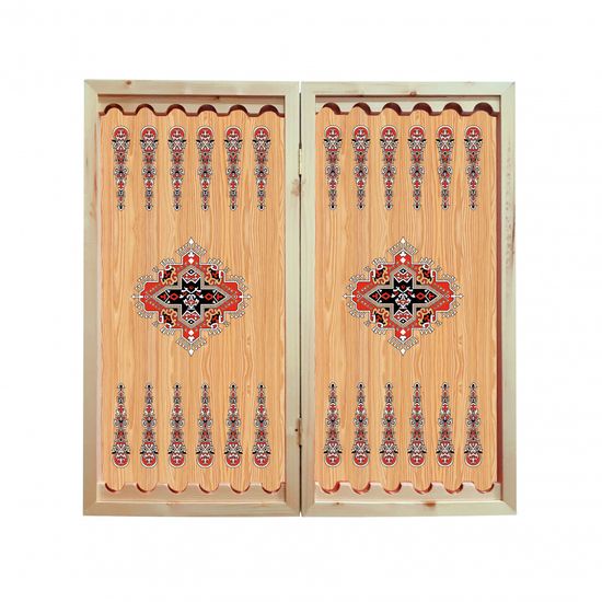 Нарды + Шашки Сирия Зеленые малые (Россия, дерево, 40 см), Partida