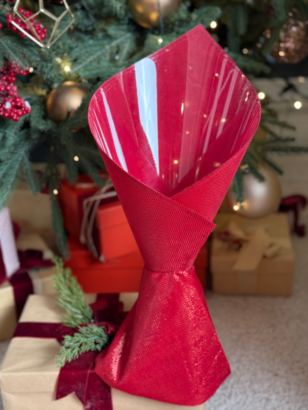 Платье Мерцание (конверт). Цвет:Малиновый.