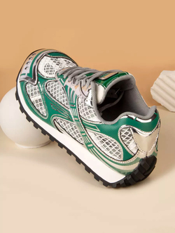 Кроссовки нат. кожа (36-41)р. / шт. HL-20-GREEN