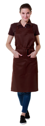 Фартук «Гриль» коричневый