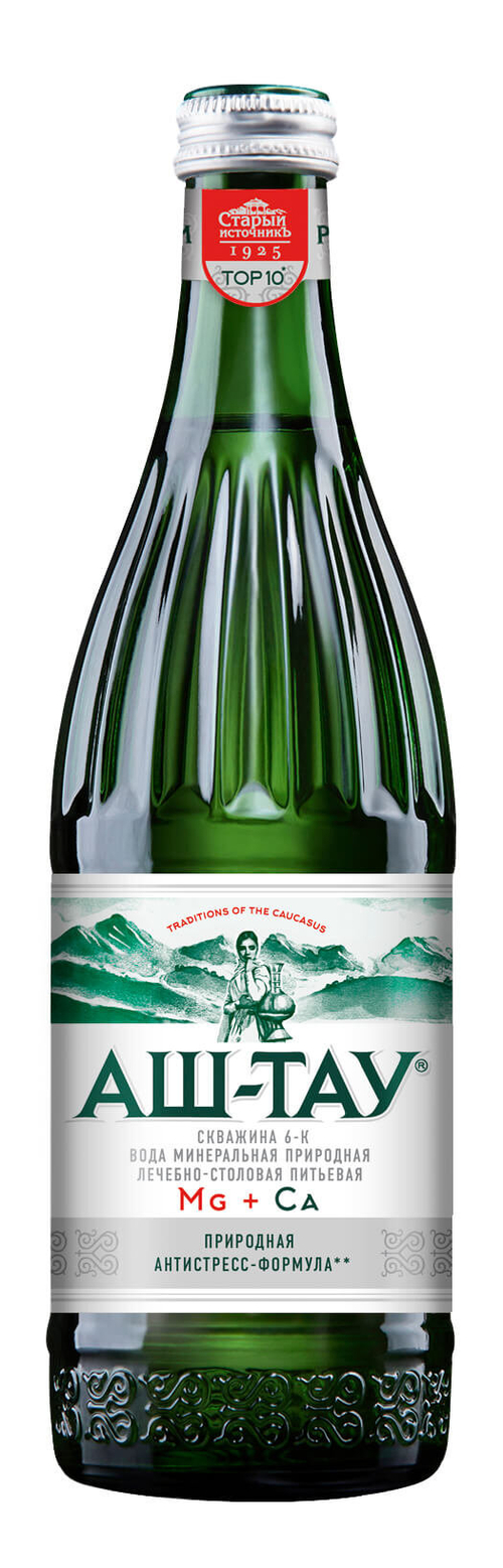 Аш-Тау Минеральная Вода Лечебно-Столовая 0,5л