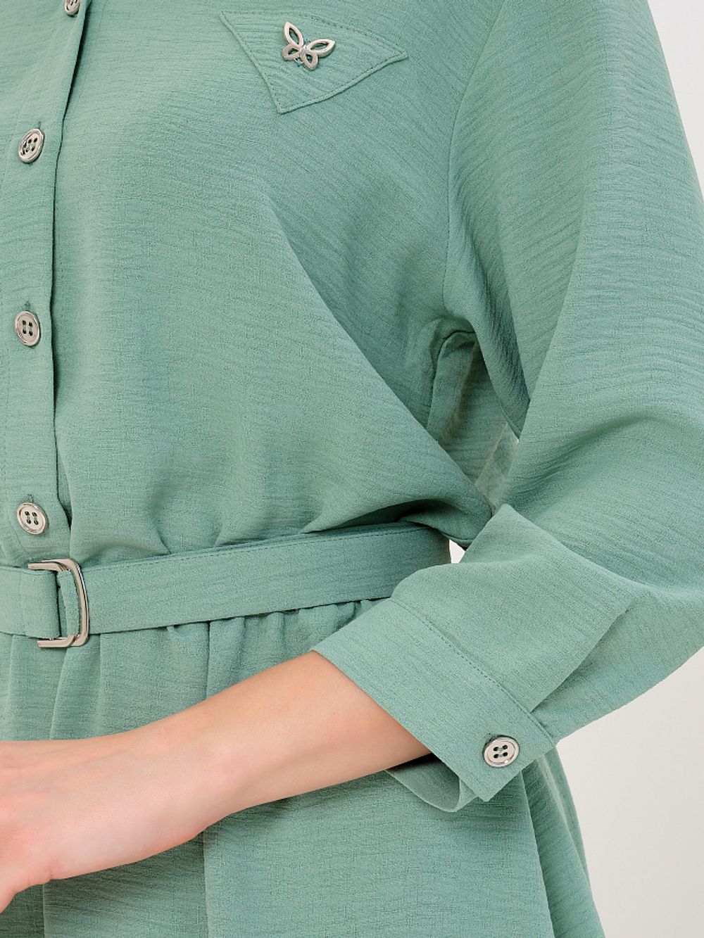 Платье 211062-4628 Пастельный зелёный №39 Priz (Акция)