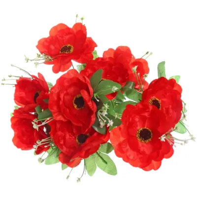 Искусственные цветы «Цветочная мелодия» Маки 50см10 цветков