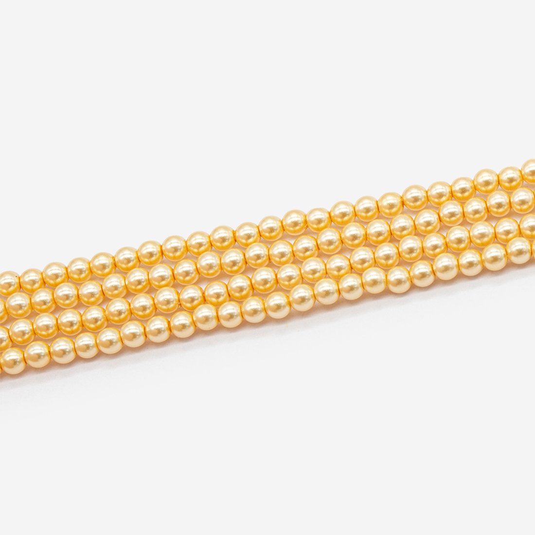 Хрустальный жемчуг, оттенок "Honeymoon", шар 3мм, улучшенное покрытие