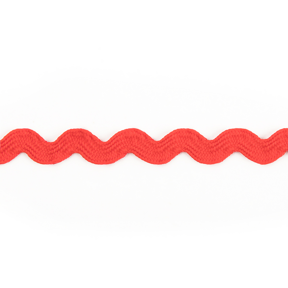 "BLITZ" С3582Г17 лента декоративная "ЗИГ-ЗАГ", 5 мм , красный