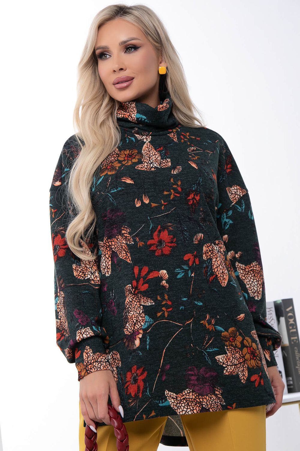 Джемпер "Ариана" (грин) ХИТ Б7402 LT Collection (Акция)