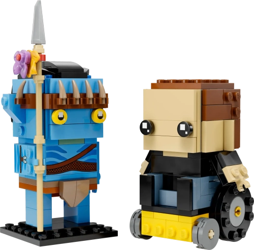 Конструктор LEGO BrickHeadz 40554 Avatar: Джейк Салли и его Аватар