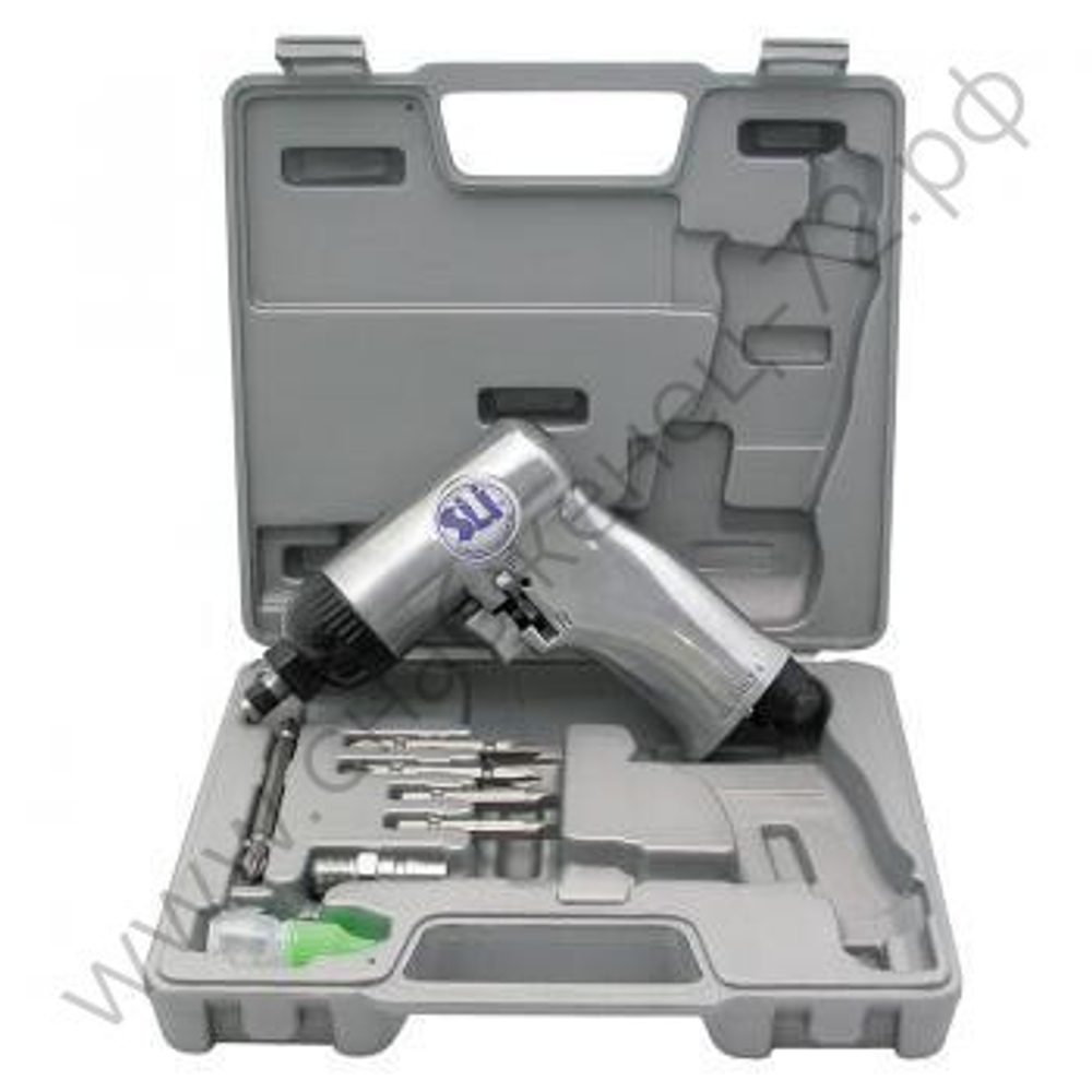 Пневмошуруповёрт Sumake ST-4468K с набором насадок