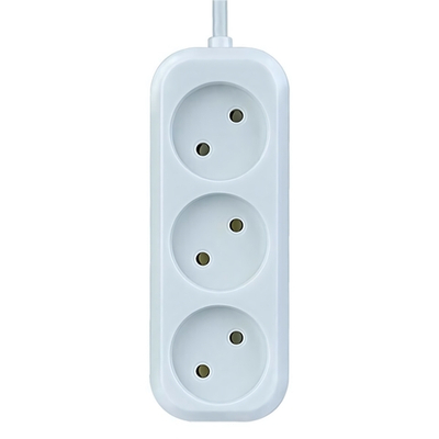 Удлинитель без зазем Perfeo 3 роз 3 м White