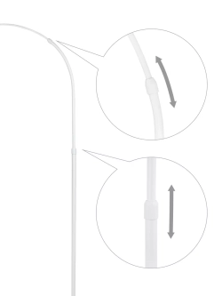 Торшер напольный с абажуром