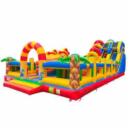 Коммерческий надувной батут «Тропикана макси 2», 15*8*6 м