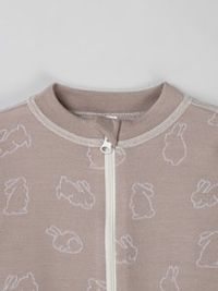 Термокомбинезон с шерстью "Кролики" 0+