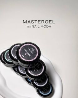 Nail Moda Mastergel 04 - Гель суфле моделирующий бирюзовый, 15гр2