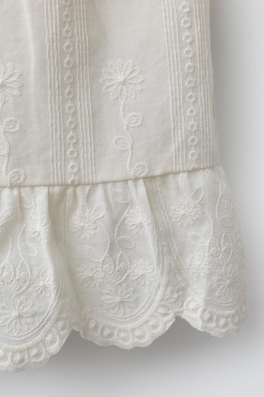 ZARA КОМБИНИРОВАННОЕ ТРИКОТАЖНОЕ ПЛАТЬЕ, ЭКРЮ