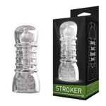 Прозрачный двусторонний мастурбатор STROKER №2 (Цвет: прозрачный)