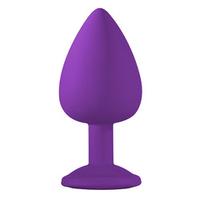 Анальная пробка 9,5см Lola Games Emotions Cutie Large Purple Light Blue Crystall 4013-05Lola