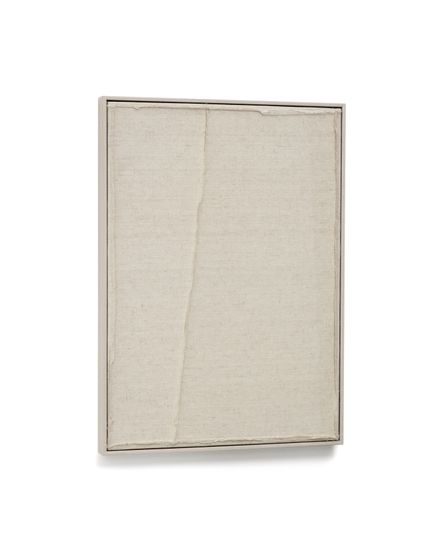 Maha Картина Белая с вертикальной линией 52 х 72 см