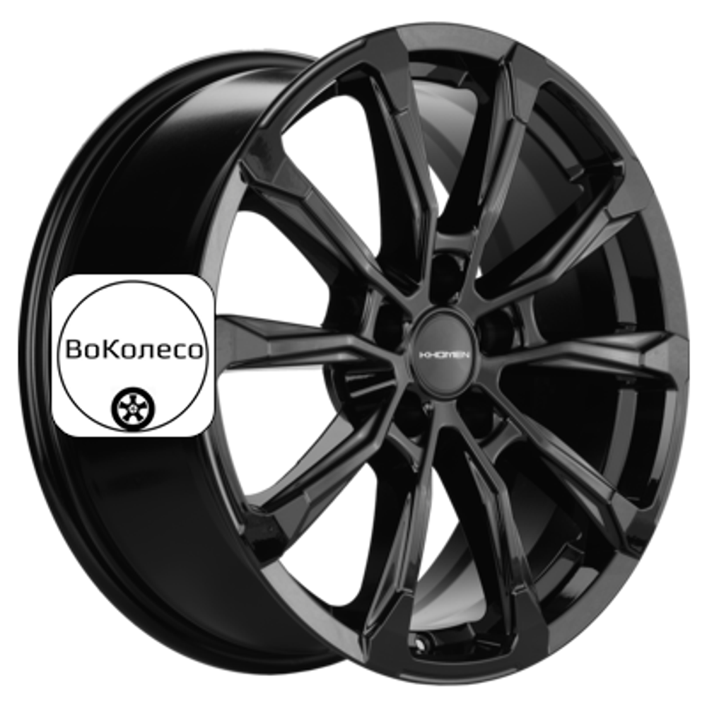 7,5x18/5x114,3 ET35 D60,1 KHW1808 (Lexus NX) Black Khomen Wheels