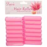 Бигуди поролоновые с зажимом 14шт,цвет розовый, d=15мм