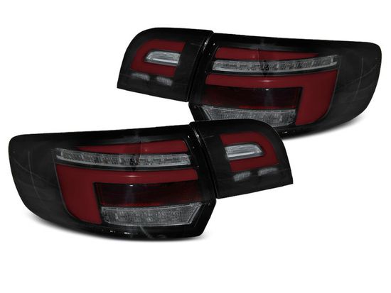 Фонари задние LED BAR RED BLACK SEQ для AUDI A3 8P 5D 03-08