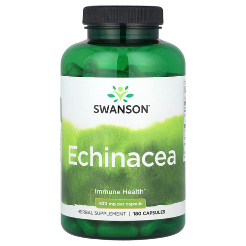 Swanson Vitamins, Эхинацея, 400 мг, 180 капсул