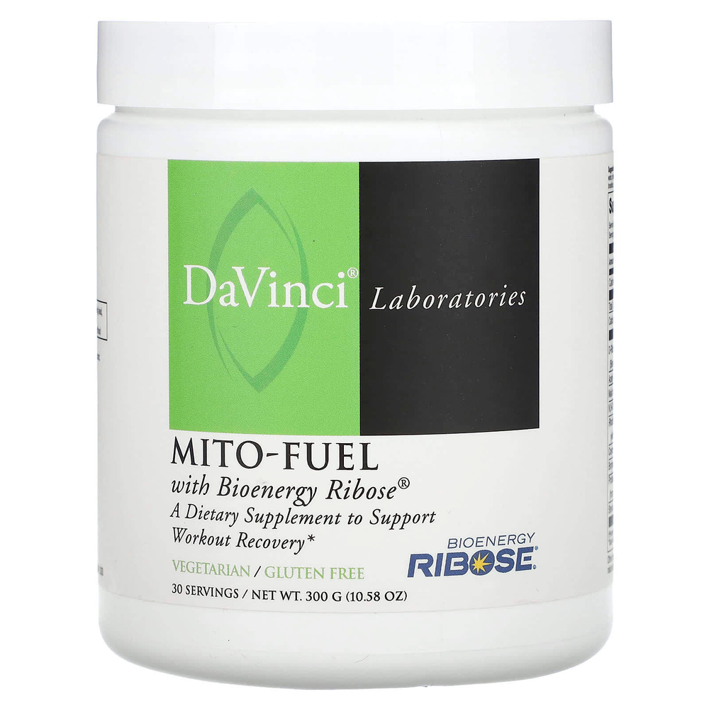 DaVinci Laboratories, Mito-Fuel с биоэнергетической рибозой, 300 г (10,58 унции)