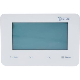 Беспроводной комнатный двухпозиционный регулятор STOUT ST-293v2, белый