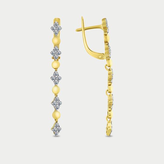 Серьги золотые