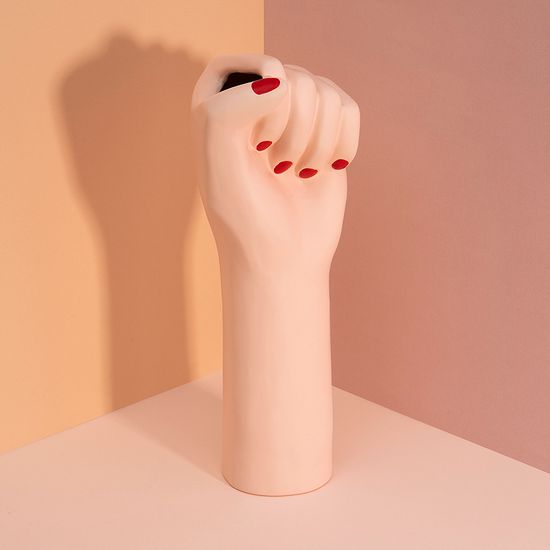 Ваза для цветов girl power, brown, 32 см