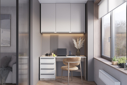 Стол письменный ПС-05, Дуб смоки, Кашемир