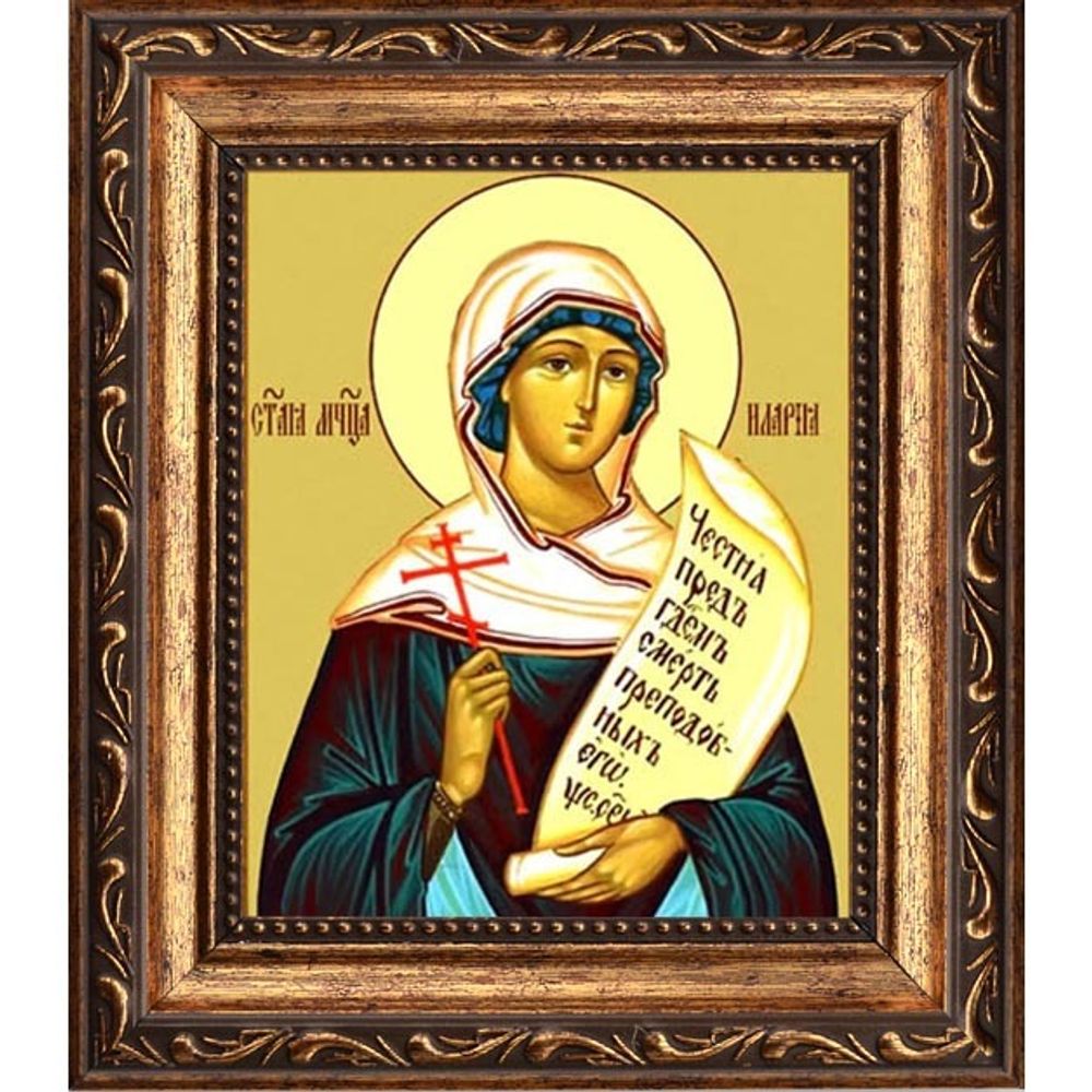 Илария Римская Святая мученица. Икона на холсте.