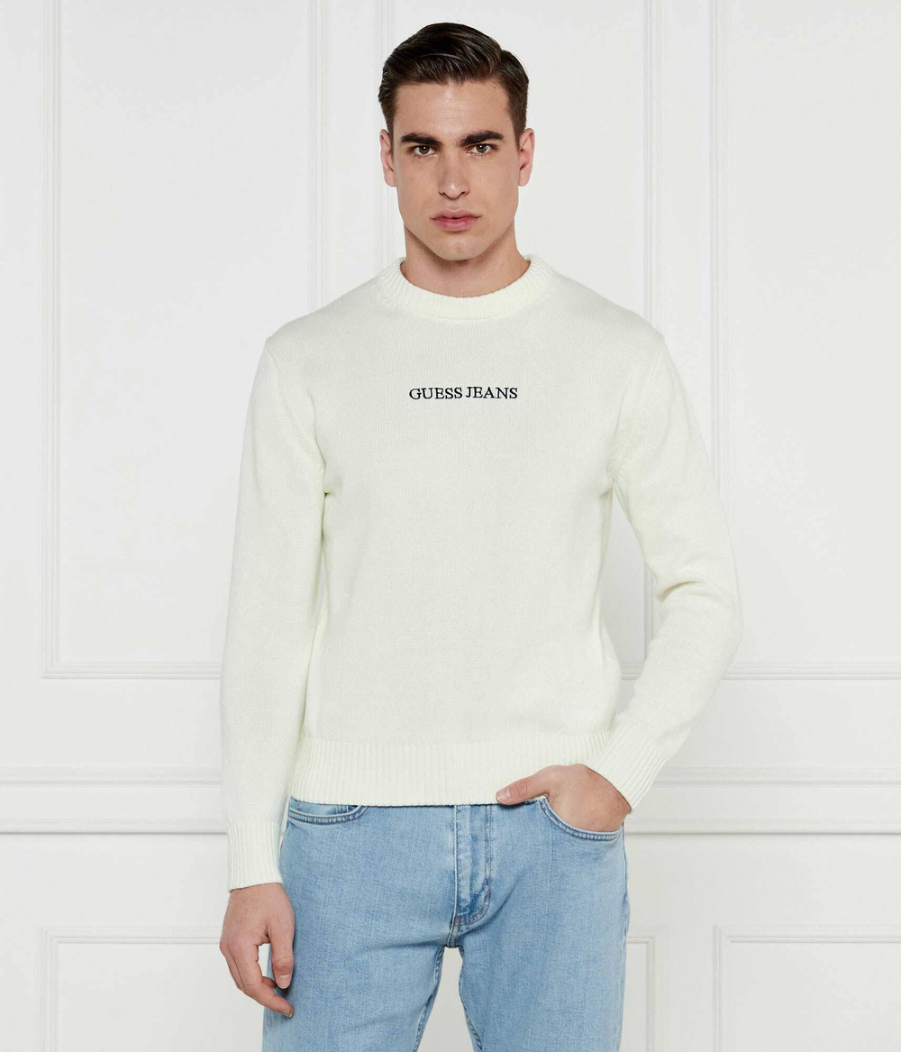 Свитер Guess Jeans - кремовый(M4BR31 Z3HM1)