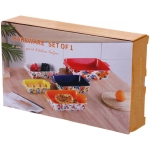 Форма керамическая для запекания «Тропические цветы» 22*13*4,5см