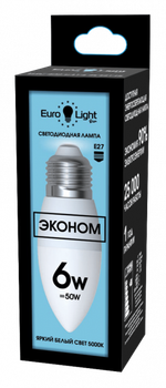 Лампа ELEC-509-C37-6-5K-E27-FR