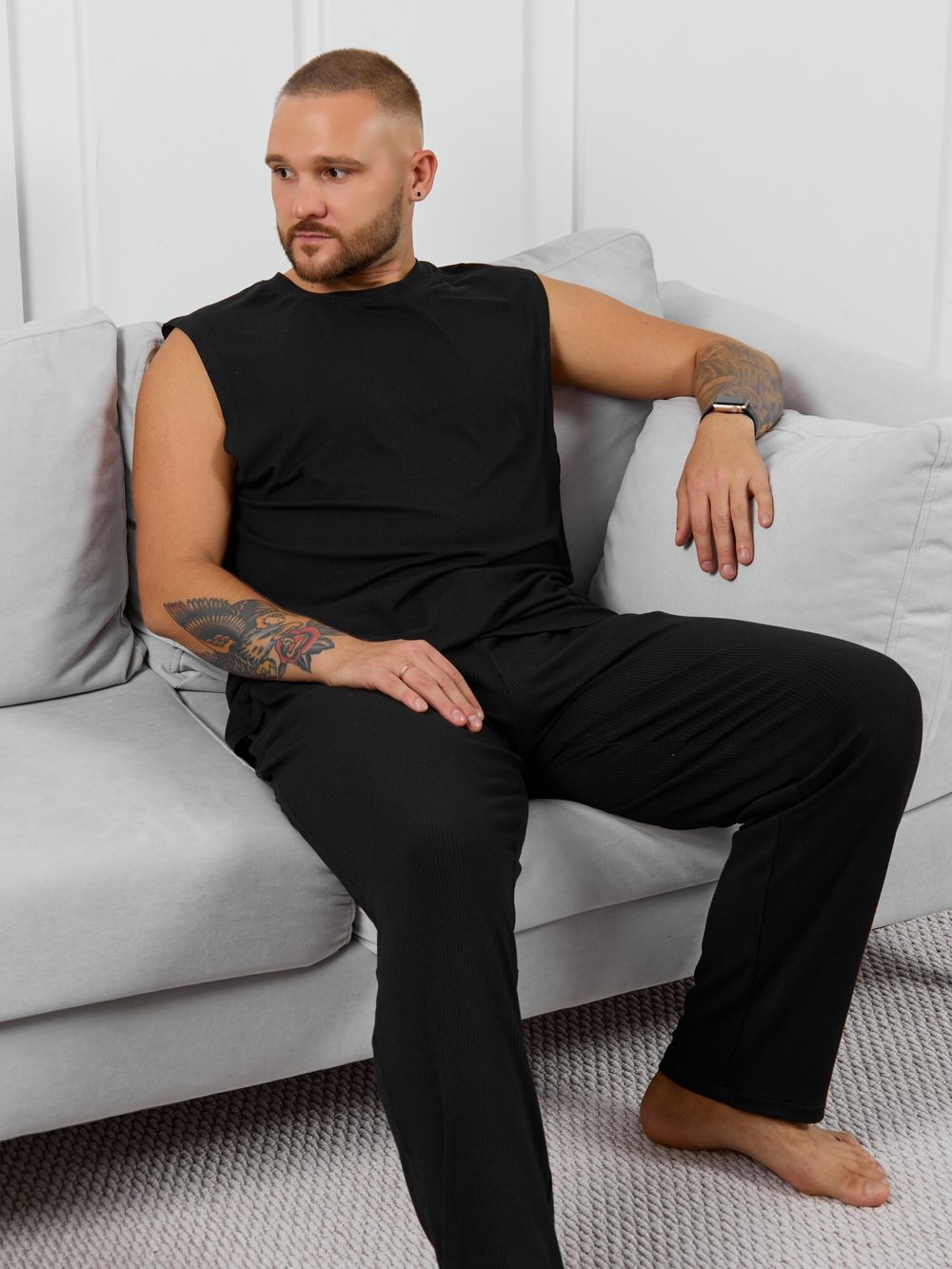 Брюки мужские Алессандро-3 Виотекс ЧЁРНЫЙ