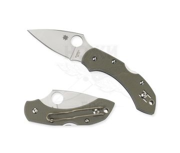 Нож складной Spyderco Dragonfly Lockback 28GPFG c клинком из стали VG-10, рукоять G10