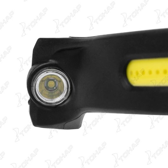 Фонарь налобный сенсорный LED-120 LM, COB-340 LM, IPX4, USB (N-FN-HL65) NISUS