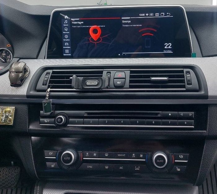 Магнитола для BMW 5 (F10) 2010-2012 CIC - Parafar PF5278a128/128 монитор 10.25" на Android 12, Быстрая, CarPlay, 4G SIM-слот