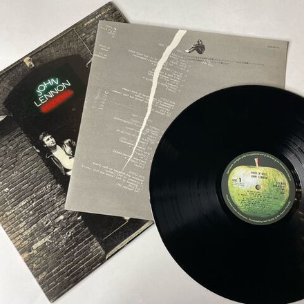 Винтажная виниловая пластинка LP John Lennon Rock N Roll (Япония 1975) (Без Оби)