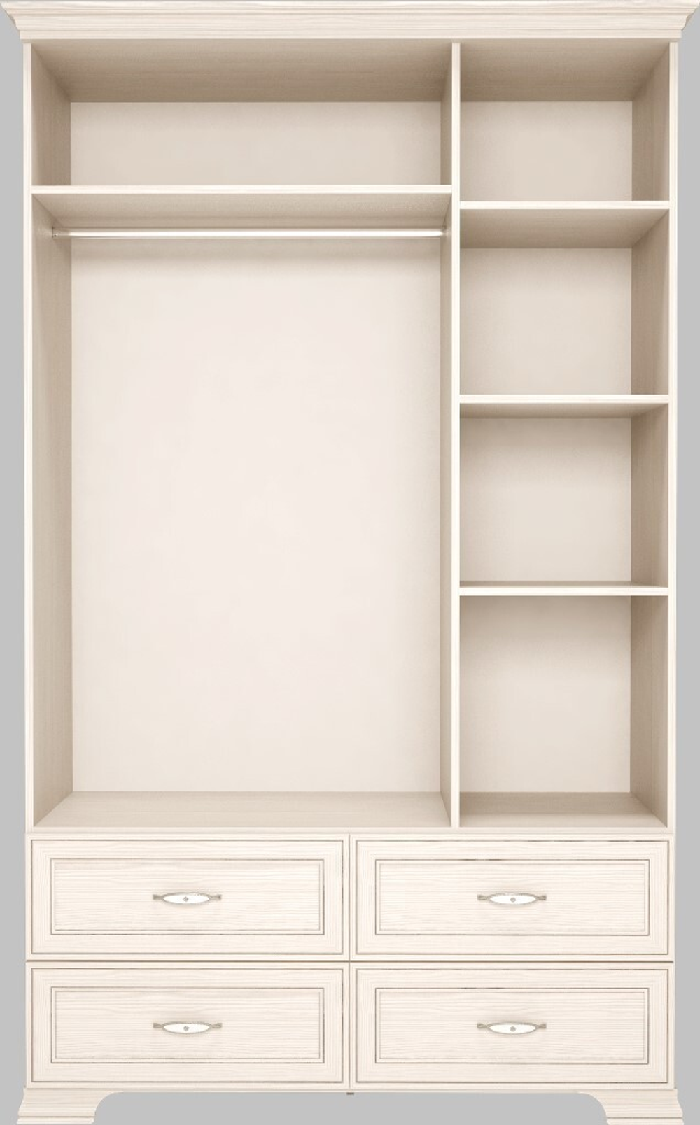 Шкаф для одежды 3-х дверный с зеркалом Венеция 01