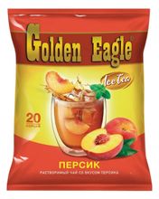 Чай Golden Eagle растворимый со вкусом персика 20 шт