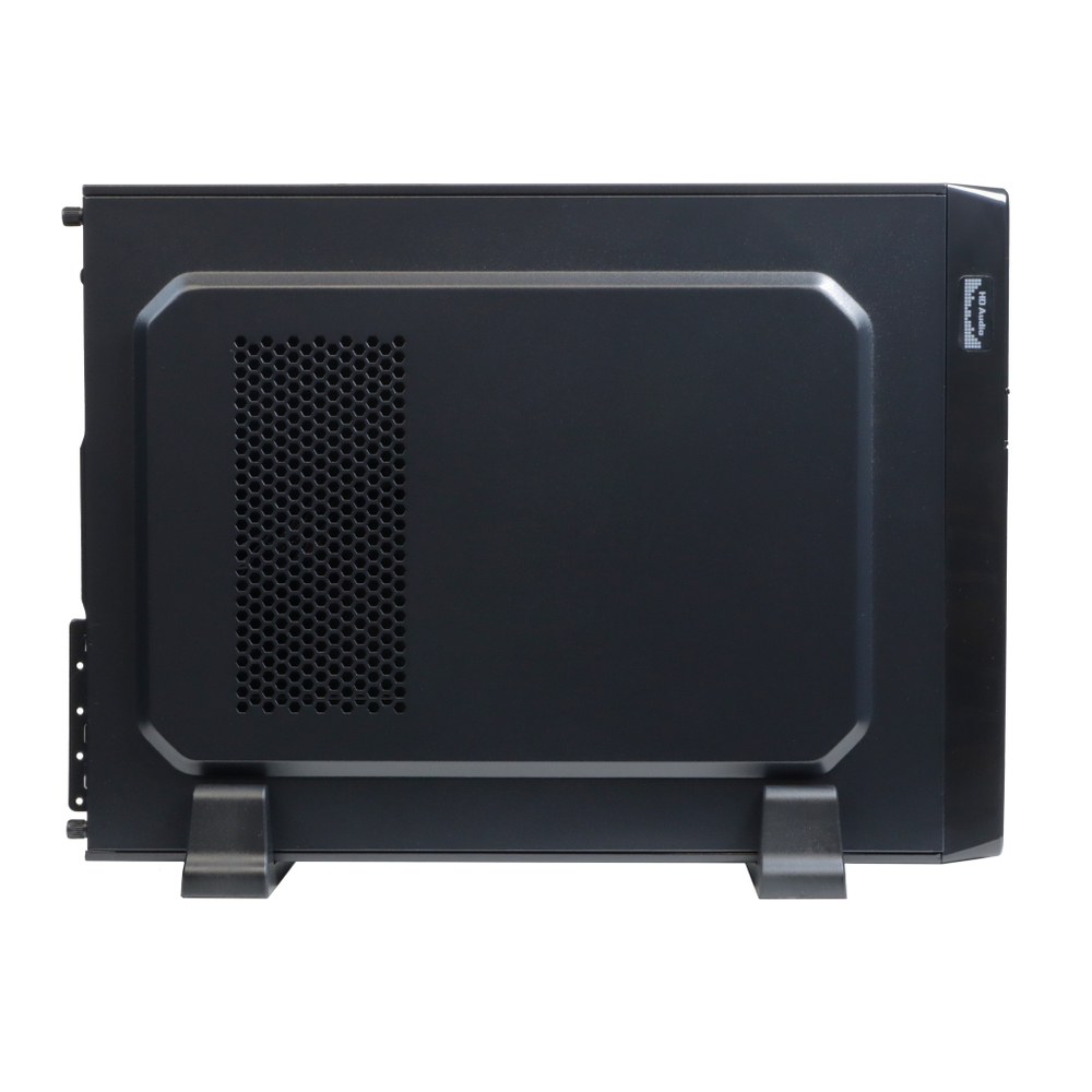 Корпус BaseTech SL-01, БП:400W, mATX, чёрный, 2xUSB3 (BT-SL01B-400W)