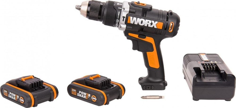 Дрель-шуруповерт аккумуляторная Worx WX372 ударная