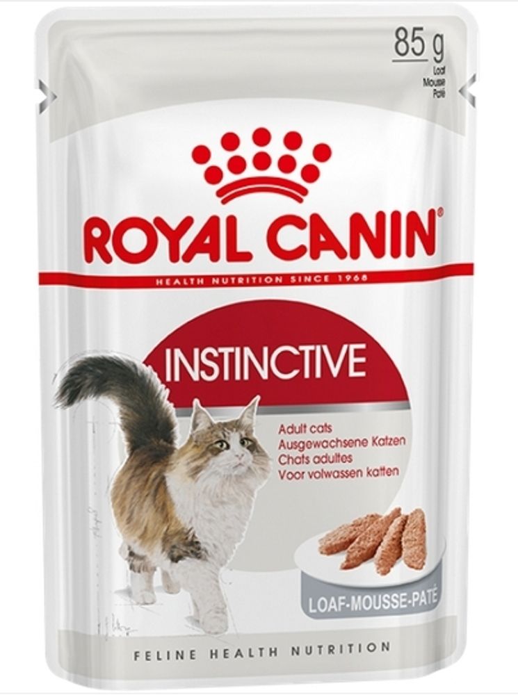 Royal Canin INSTINCTIVE Пауч для взрослых кошек в соусе, 85гр