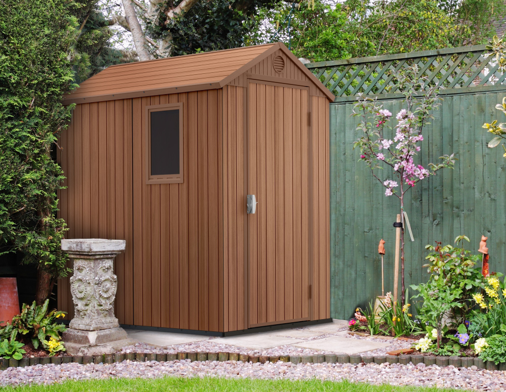 Пластиковый сарай Keter Darwin 4x6 brown