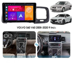 Магнитола для Volvo S60/V60 2010-2018 (штатный экран 7") - Carmedia SF-9002 QLed+2K, Android 13, TS20, CarPlay, 4G SIM-слот