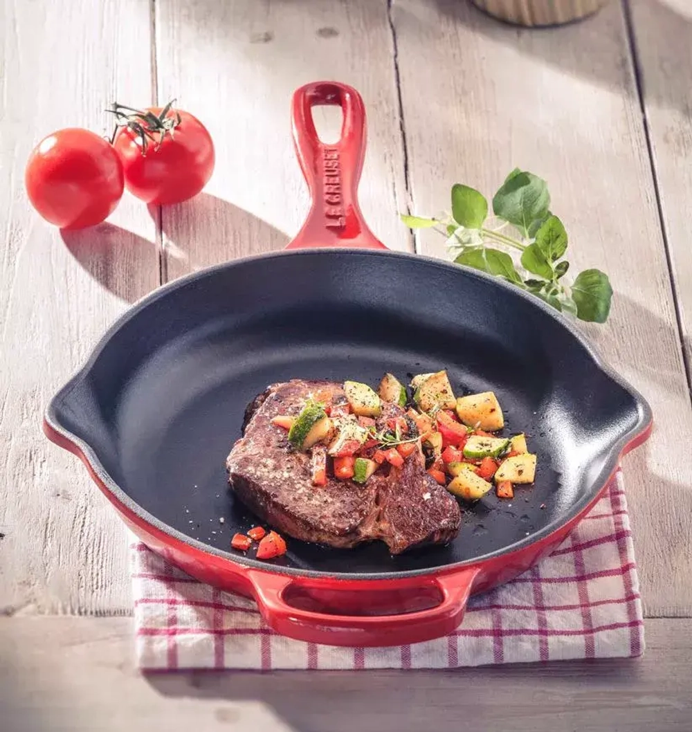 Le Creuset Сковорода чугунная 23 см, вишня