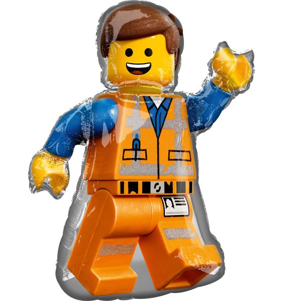 Шар фигура Лего человечек эммет 60х81см