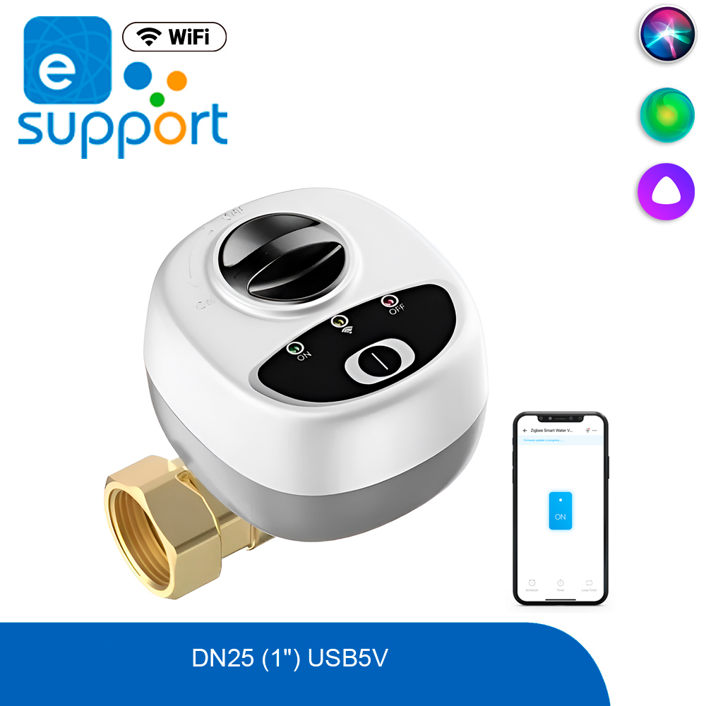 Умный кран с электроприводом Wi-FI eWeLink DN25 (1") USB5V
