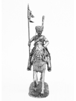 Оловянный солдатик Казак 1-го конного Смертоносного полка Санкт-Петербугского ополчения, 1812-14 г. г.